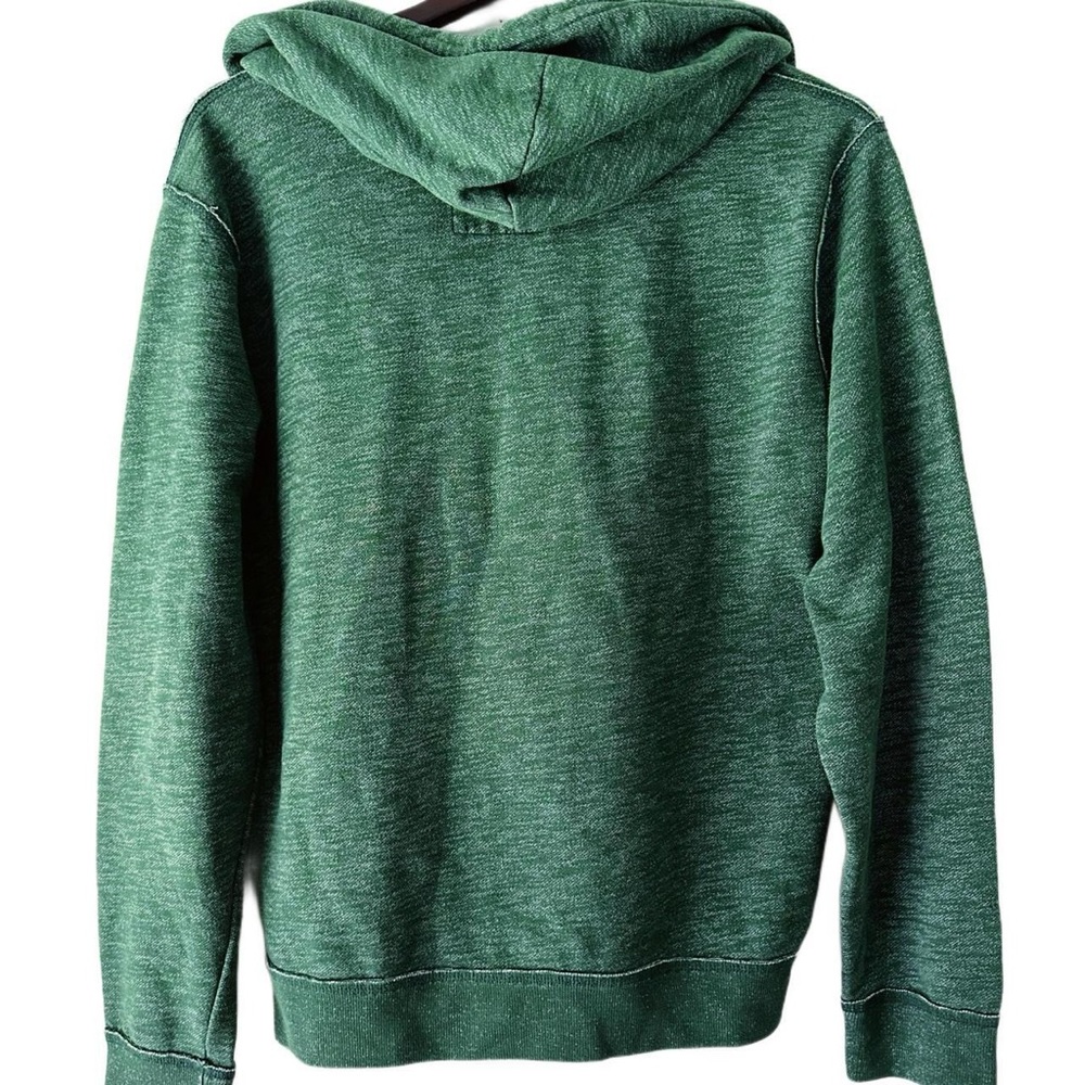 Y2K Hollister Lime Green Slime Zip-Up Hoodie Size XL Surf Abercrombie and Fitch - Picture 5 of 7